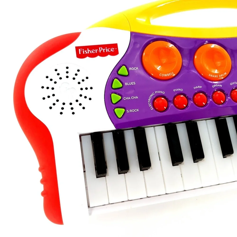 Fisher Price Teaching Keys Keyboard Kids Electronic Piano 32 Keys 380000 Tested